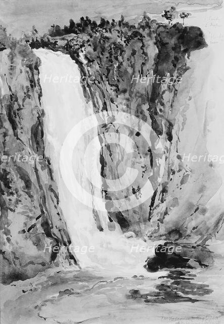 Montmorency Falls, Canada, 1850. Creator: John Mackie Falconer.