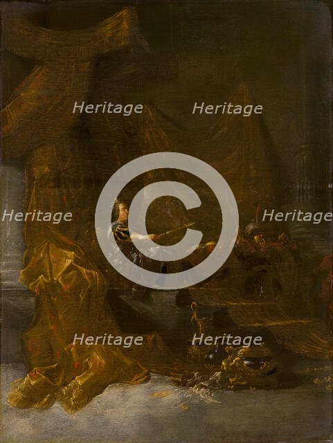 The Queen of Sheba before Solomon, 1640-1650. Creators: Pieter Symonsz Potter, Willem de Poorter.