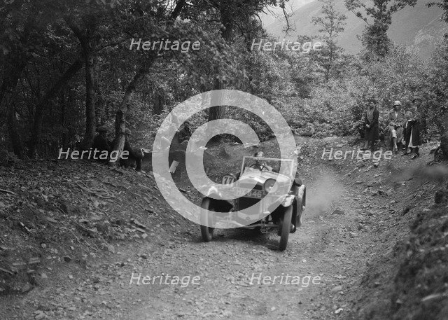 Frazer-Nash Sportop taking part in a motoring trial, c1930s. Artist: Bill Brunell.