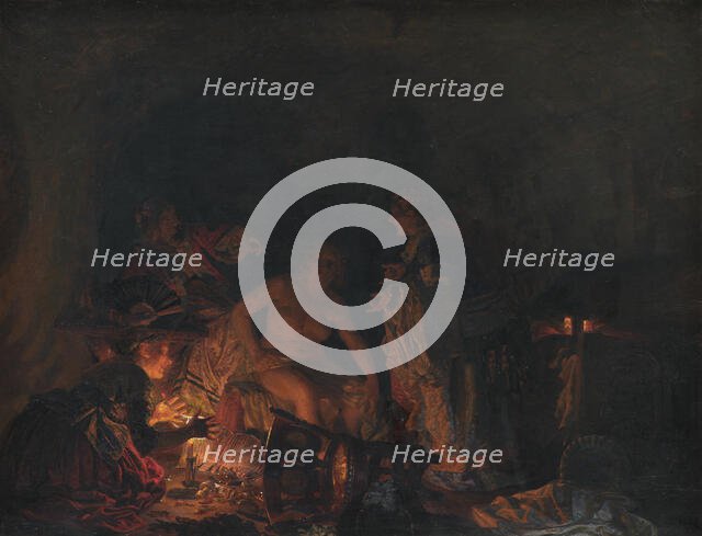 Leonora Christina being Examined in Prison, 1885. Creator: Kristian Zahrtmann.