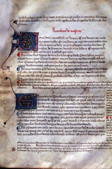 Page 47 of 'Cançoner Gil', songbook of the mid-14th century that brings together poems of classic…