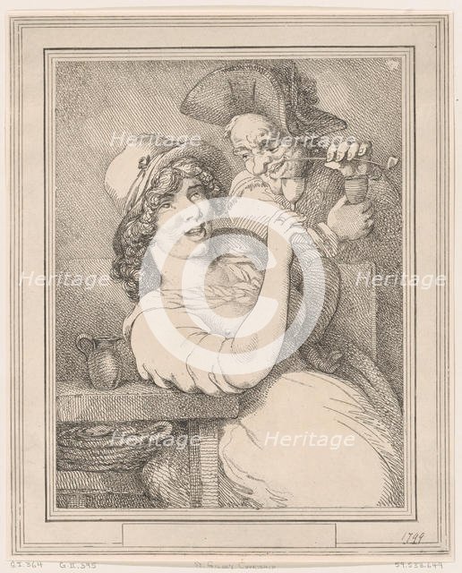 St Giles's Courtship, 1799., 1799. Creator: Thomas Rowlandson.