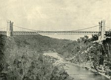 'Suspension Bridge, North Sydney', 1901. Creator: Unknown.