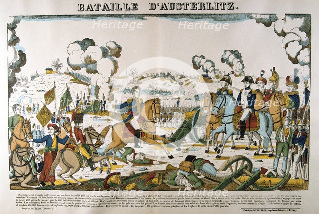 'Battle of Austerlitz', 2 December, 1805, (c1835). Artist: Francois Georgin