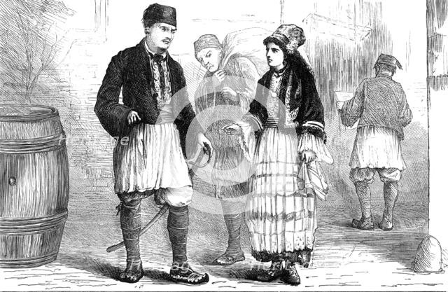 People of Servia, 1872. Creator: Unknown.