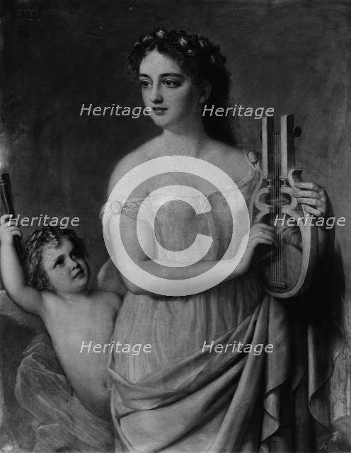 Erato, 1869. Creator: Giuseppe Fagnani.