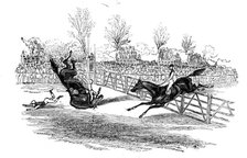 Hurdle race, 1844. Creator: Unknown.