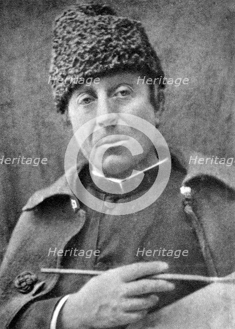 Paul Gauguin, French Post-Impressionist painter, 1888. Artist: Unknown