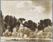 Forest Edge on a Brilliant Day, c. 1800. Creator: Franz Kobell.