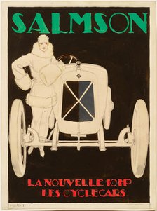 Salmson La Nouvelle 10HP Les Cyclecars. Creator: Vincent, René (1879-1936).
