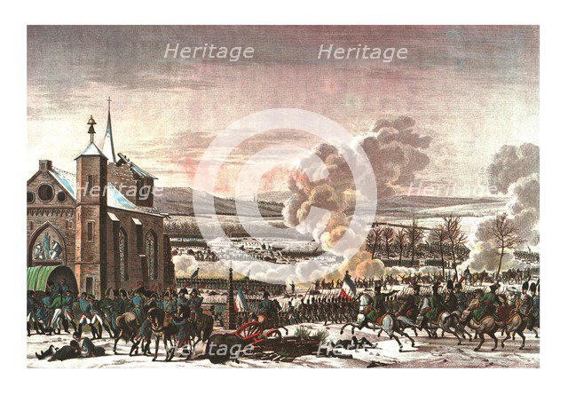 The Battle of Eylau, 9 February 1807, (c1850). Artist: Edme Bovinet.