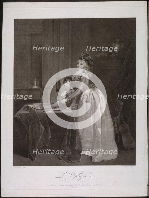 The Optical Viewer, c. 1794. Creator: Fréderic Cazenave (French).