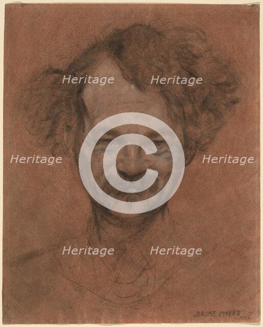 Self-Portrait, 1922. Creator: Jerome Myers.