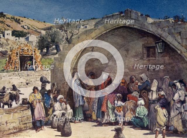 'The Fountain of the Virgin at Nazareth', 1902. Creator: John Fulleylove.