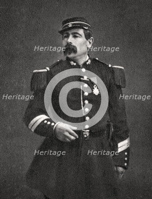 Sergeant Hoff, French soldier, 1872. Artist: Unknown