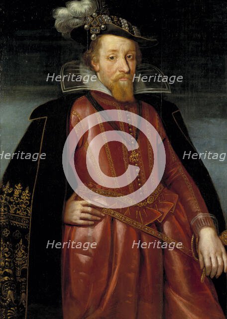 James I of England (1566-1625), c1603. Creator: John de Critz the Elder.