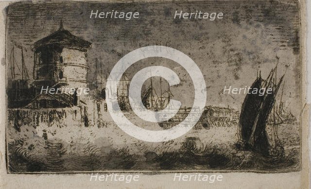 Old Tower, Leith, n.d. Creator: John Clerk.