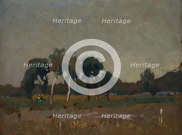 Trees on the Meadow, 1905. Creator: Jan Stanislawski.