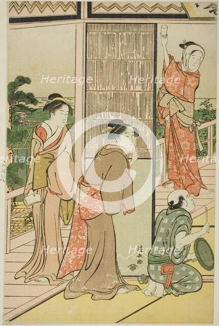 A Party in the Shinagawa Pleasure Quarters, c. 1790. Creator: Torii Kiyonaga.