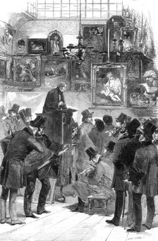 Picture sale at Messrs Christie and Manton's, King Street, St James's, London, 1856. Artist: Unknown