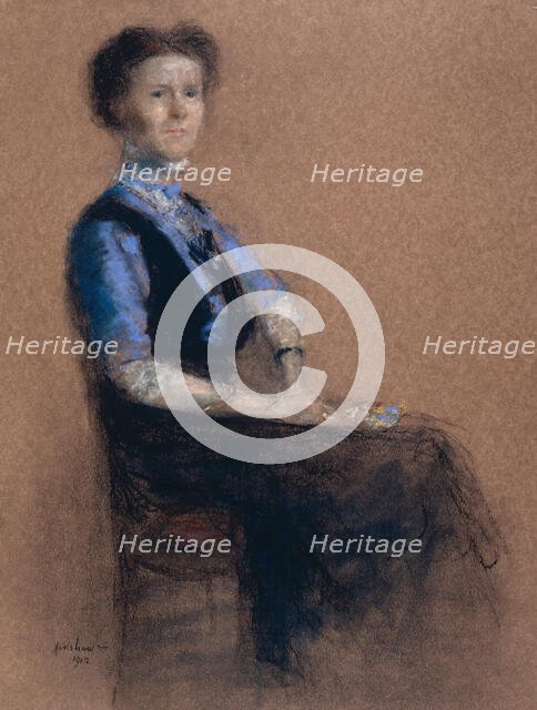 Portrait of Eliza M. Niblack, 1912. Creator: Glen Cooper Henshaw.