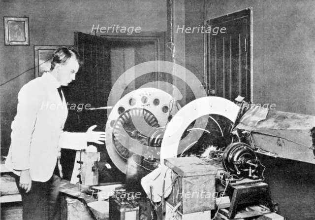 John Logie Baird (1888-1946), Scottish electrical engineer and pioneer of television, 1920s. Artist: Unknown