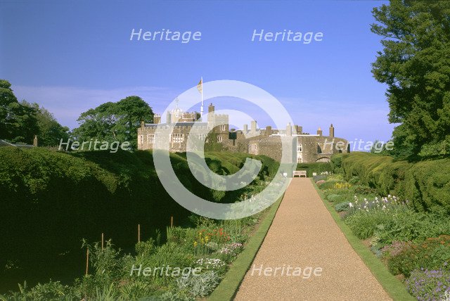 Yew Walk at Walmer Castle, Deal, Kent, 1998. Artist: J Bailey