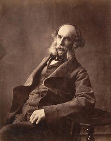 Portrait of a Seated Gentleman, ca. 1856-59. Creator: Horatio Ross.