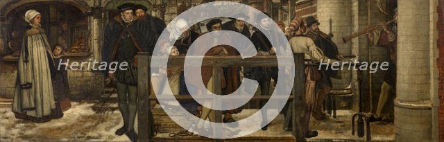 At the Town Gate, 1856. Creator: Jan August Hendrik Leys.