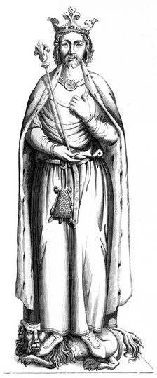 Charles the Simple (879-929), 16th century (1849). Artist: Unknown