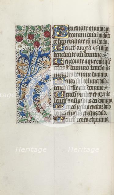 Book of Hours (Use of Rouen): fol. 41v, c. 1470. Creator: Master of the Geneva Latini (French, active Rouen, 1460-80).