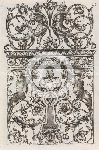 Diverses Pieces de Serruriers, page 11 (recto), ca. 1663. Creator: Jean Berain.