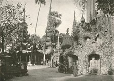 'Shrines at the Shwe Dagon Pagoda, Rangoon', 1900. Creator: Unknown.