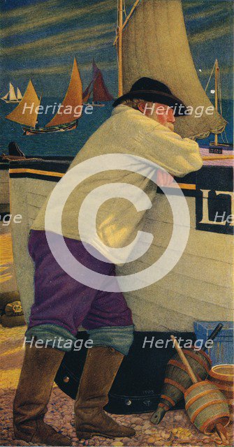 'The Old Fisherman', 1903. Artist: Joseph Edward Southall.