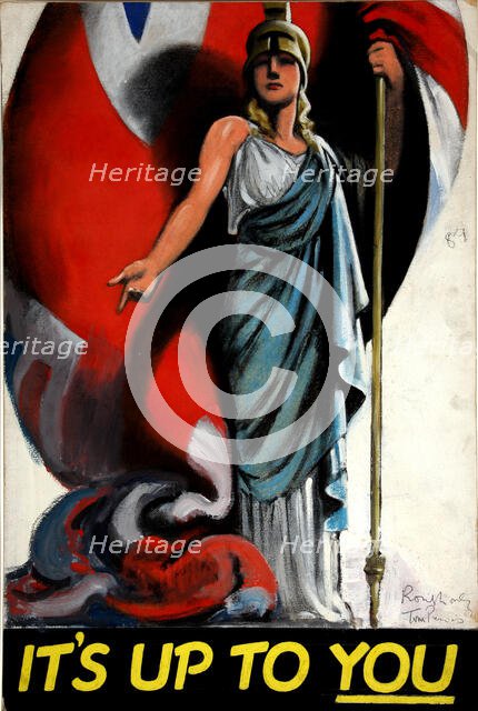 'It's Up To YOU', World War II poster, c1939-c1945. Creator: Tom Purvis.