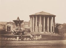 Temple of Vesta, 1850s. Creator: Pietro Dovizielli.