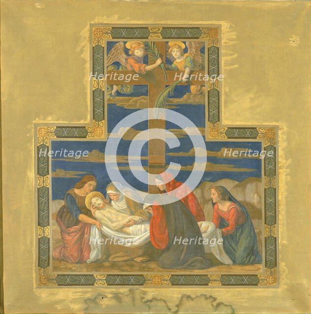Descent from the Cross, 1915-1925. Creator: H. Siddons Mowbray.