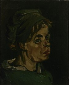 Head of a Woman , 1885. Creator: Gogh, Vincent, van (1853-1890).