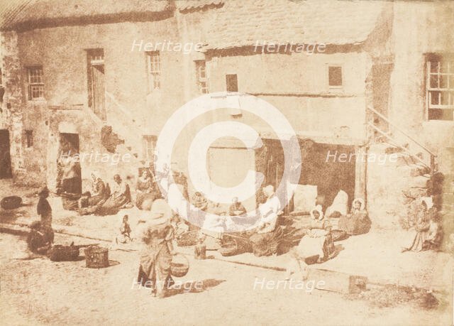 St. Andrews. North Street, Fishergate, 1843-47. Creators: David Octavius Hill, Robert Adamson, Hill & Adamson.