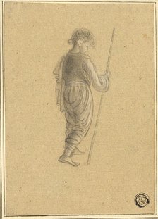 Boy with Staff, n.d. Creator: Giovanni Battista Cipriani.