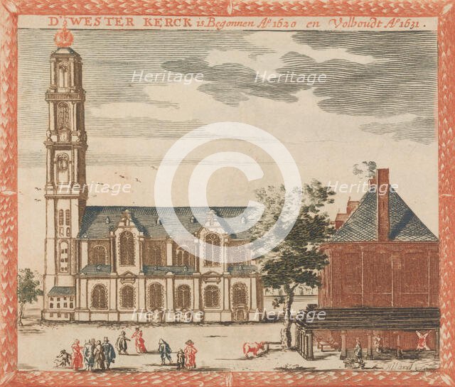 D' Wester Kerck', in: Tooneel Der Voornaamste Nederlands Huizen, En Lust Hoven, Naar T Lev..., n.d.. Creator: Unknown.