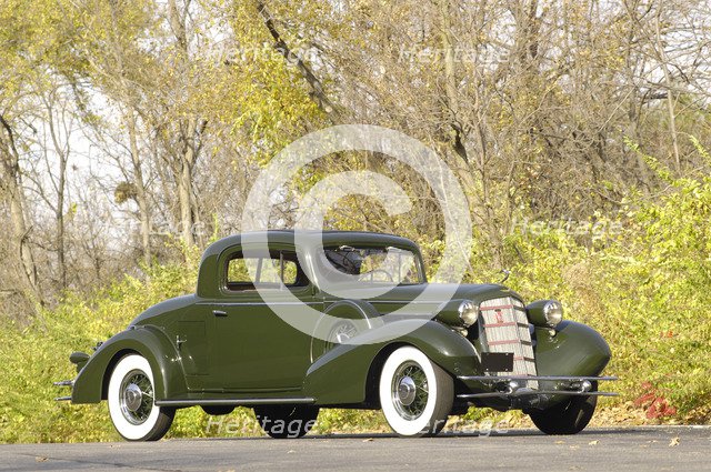 Cadillac V8 355d coupe by Fisher 1934. Artist: Simon Clay.