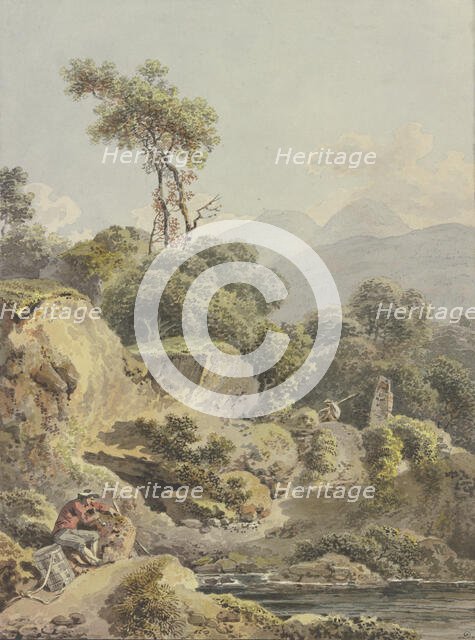 On the banks of the Birse near Pierre-Pertuis, late 18th century. Creator: Balthasar Anton Dunker.