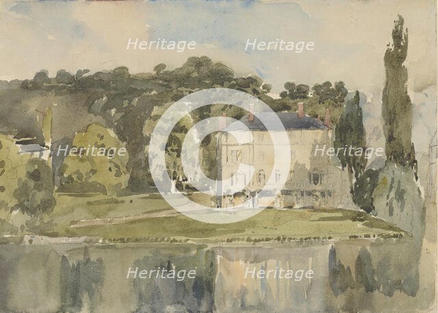 View of the Château at Folembray, ca. 1831. Creator: Paul Huet.