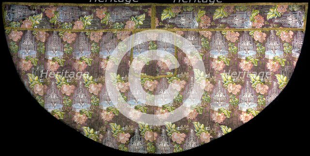 Cope with Hood and Orphrey Band, France, 1725/75. Creator: Unknown.