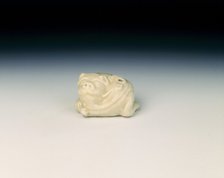 Dehua porcelain water dropper, late Ming dynasty, China, 1550-1644. Artist: Unknown
