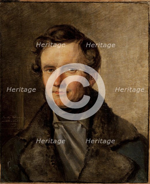 Portrait of Eng. Maciej Bajer, 1839. Creator: Jan Nepomucen Glowacki.