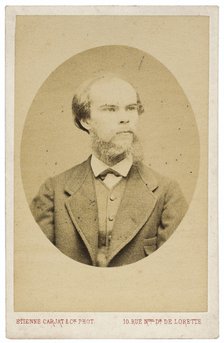 Portrait of the Poet Paul Verlaine (1844-1896), c. 1870. Artist: Carjat, Étienne (1828-1906)