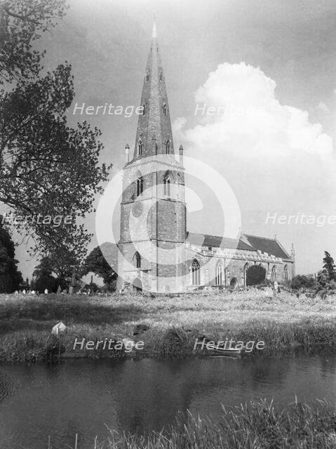 Olney Parish Church, Buckinghamshire, c1955. Creator: Arthur Charles Kirby Ware.
