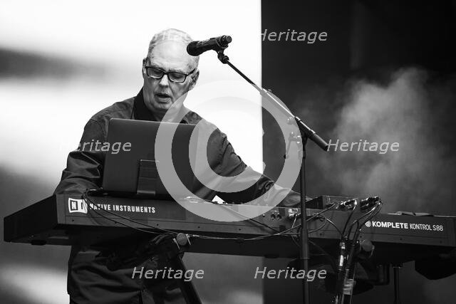 Paul Humphreys, OMD, live at Heritage Live, Audley End House, Essex, Aug 2023. Creator: Annapaola Marchesani.